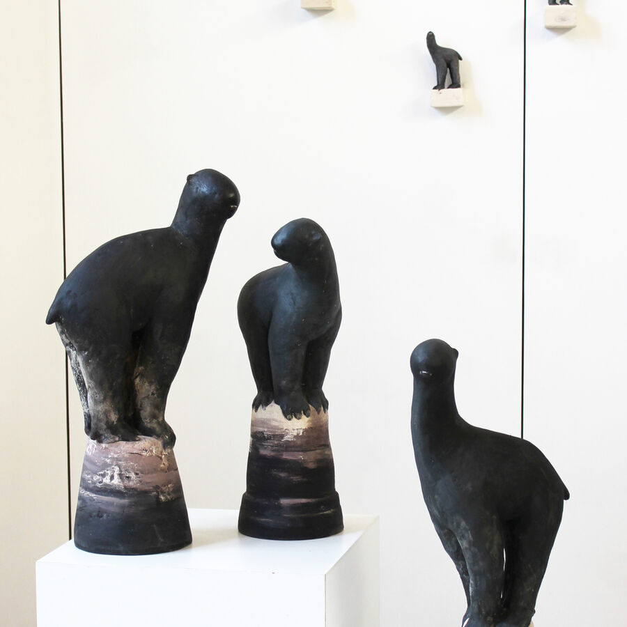 Stefanie Supplieth, Grummys, 2019-2023, Keramik bemalt